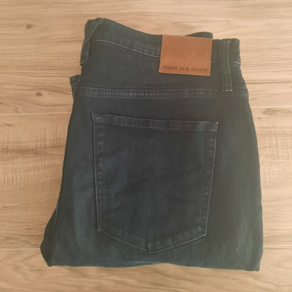 Point Sur Jeans Point Sur Denim Womens 3 Dark Washed Zipper Front